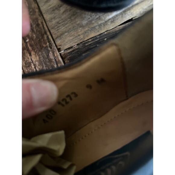 Zelli Made in Italy Leather Oxford Casual Dress Shoes Size 9 M JP - Picture 7 of 9